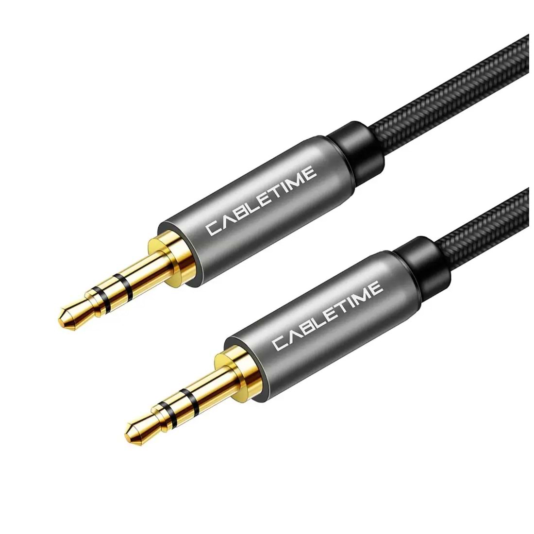 Кабель 3.5 мм -3.5 мм Cabletime Audio 3.5 mm M - 3.5 mm M 1.8m Black 3 pin (CF10K)