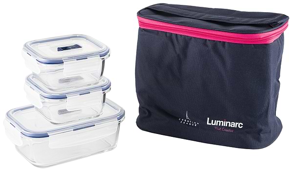 Фото - Набор емкостей для хранения Luminarc Pure Box Active + Bag (P8002)