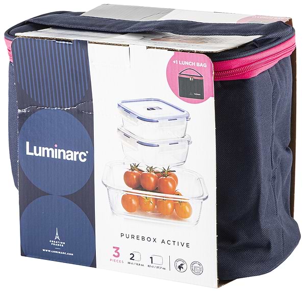 Фото - Набор емкостей для хранения Luminarc Pure Box Active + Bag (P8002)