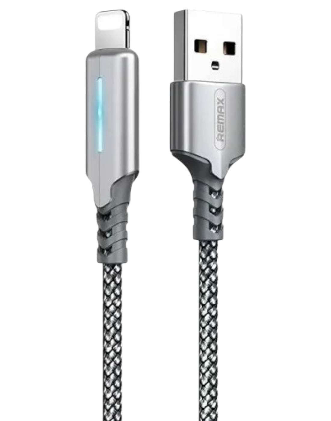 Кабель Remax RC-123i Gonyu USB - Lightning (M/M) 2.4 A 1 м Silver (6972174151939)