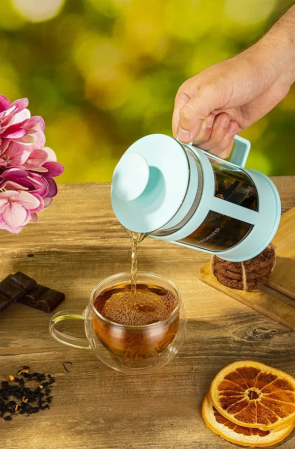 Фото - Френч-прес Ardesto Fresh 800 мл Blue Tiffany (AR1008TF)