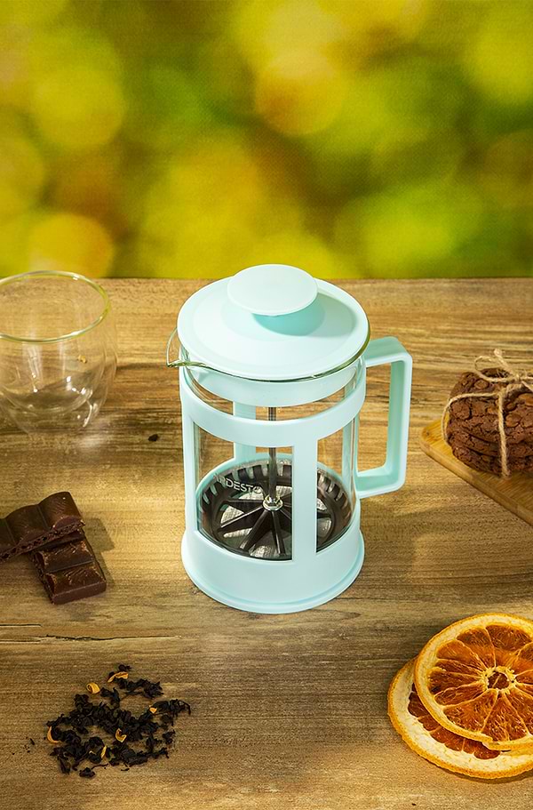 Фото - Френч-прес Ardesto Fresh 800 мл Blue Tiffany (AR1008TF)