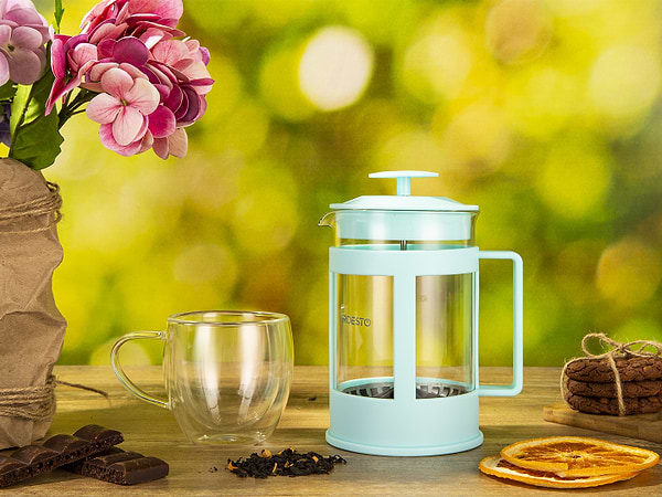 Фото - Френч-прес Ardesto Fresh 800 мл Blue Tiffany (AR1008TF)