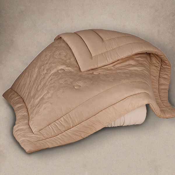 Фото - Ковдра зимова полуторна MirSon Антиалергенне Eco-Soft №1553 Ferrero Gold 155x215 см (2200011171975)