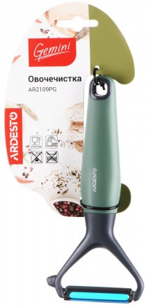 Фото - Овочечистка Ardesto Gemini Gray/Green (AR2109PG)