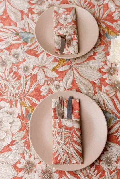 Фото - Салфетка для сервировки Прованс Птичка на терракоте 35х45 см (034747)