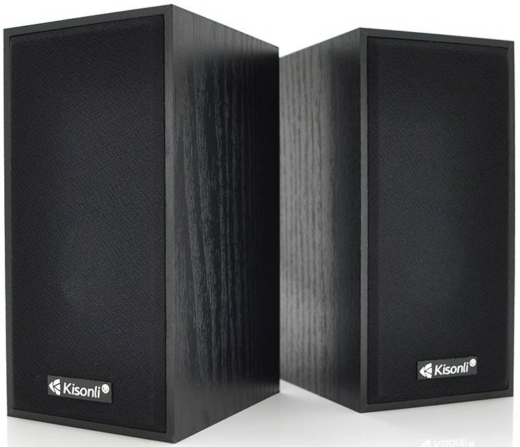 Фото - Комп'ютерна акустика звичайна 2.0 Kisonli T-004/23418 Black