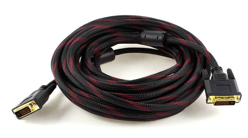 Кабель Merlion DVI-DVI 1.5 м Black (YT-DVI(M)/(M)NY/RD-1.5m/06179)