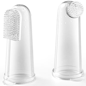 Фото - Зубная щетка мануальная детская BabyOno 2 шт. Прозрачный (1545)