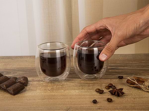 Фото - Набор стаканов с двойными стенками Ardesto 120 мл 2 шт. (AR2612G)