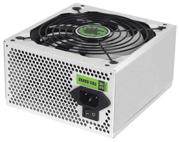 Блок питания для ПК Gamemax ATX 550W, APFC 14см вент,80+ (GP-550-White)