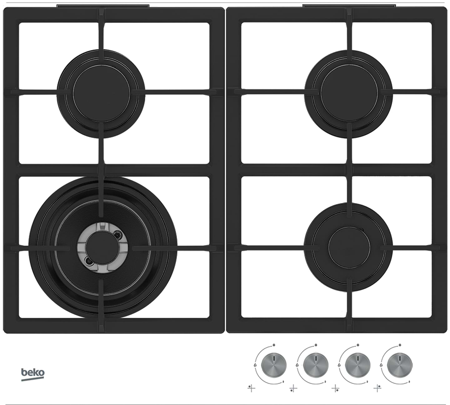Варочная панель газовая Beko HILW64225SW - Фото 1