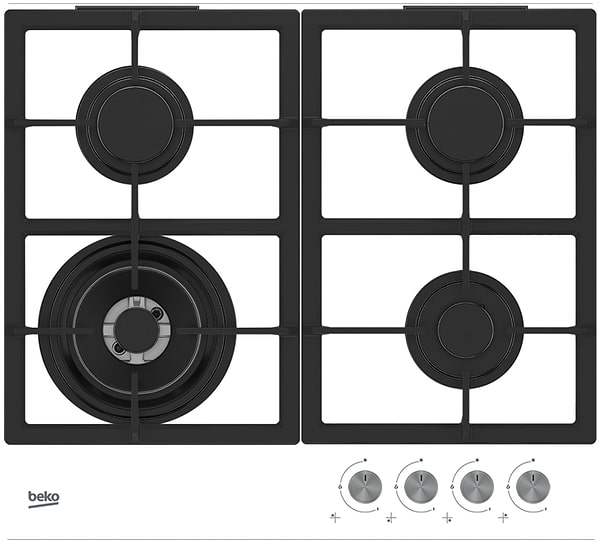 Фото - Варильна поверхня газова Beko HILW64225SW