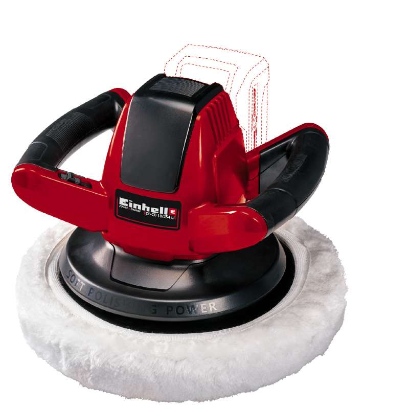 Полірувальна шліфмашина Einhell CE-CB 18/254 Li - Solo (без АКБ і ЗП) (2093301)