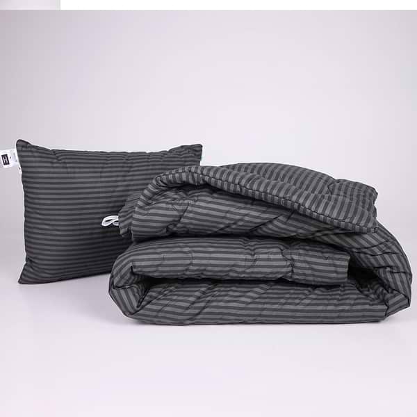 Фото - Одеяло детское зима MirSon антиаллергенное №153 Сolor Fun Line 17-0611 Stripe Black Tencel 110х140 + нав. 2 шт. (2200010851052)