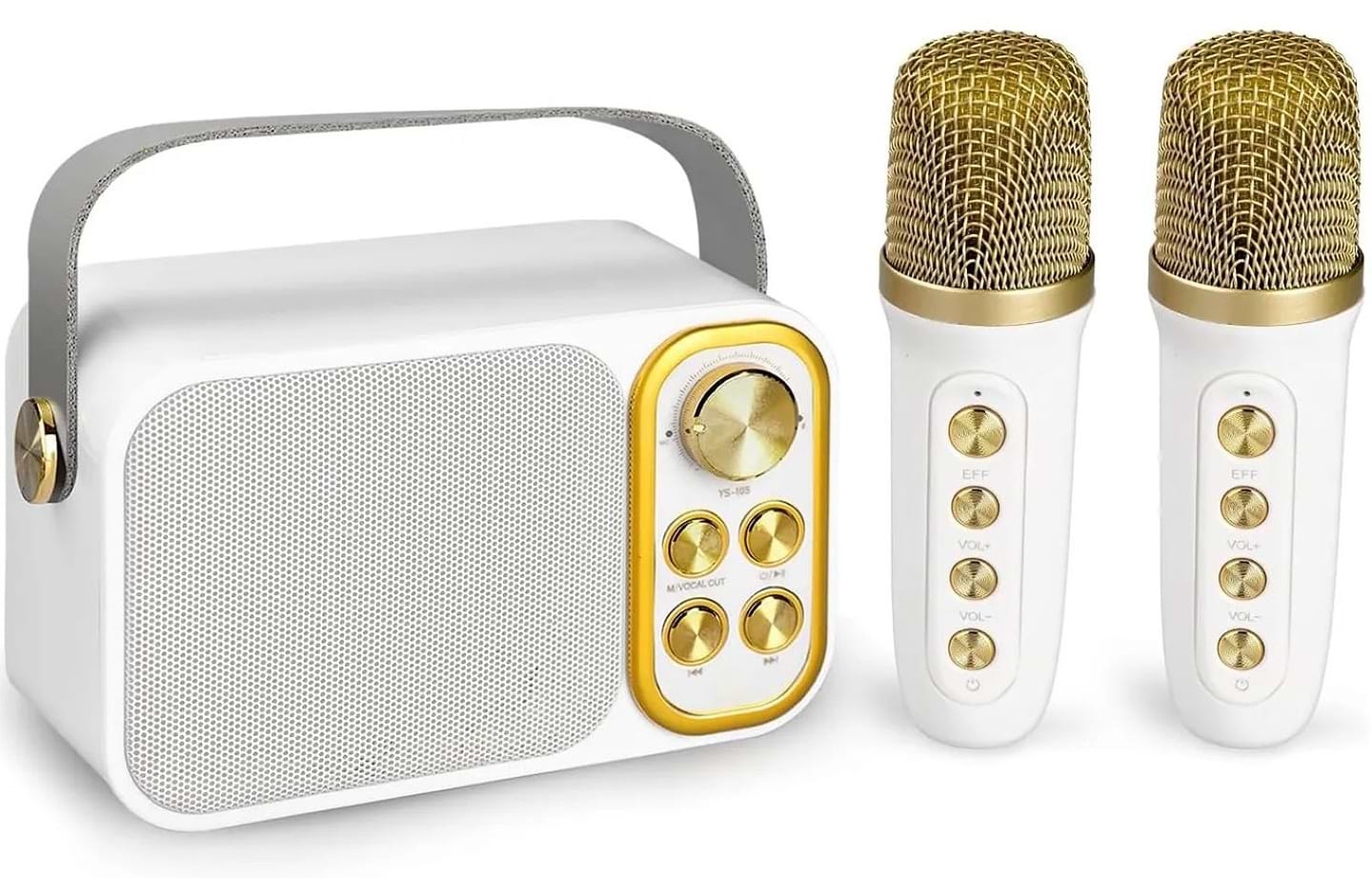 Купити Портативна акустика INSPIRE YS-105 White караоке - Фото 1 Портативна акустика INSPIRE YS-105 White караоке - Фото 1