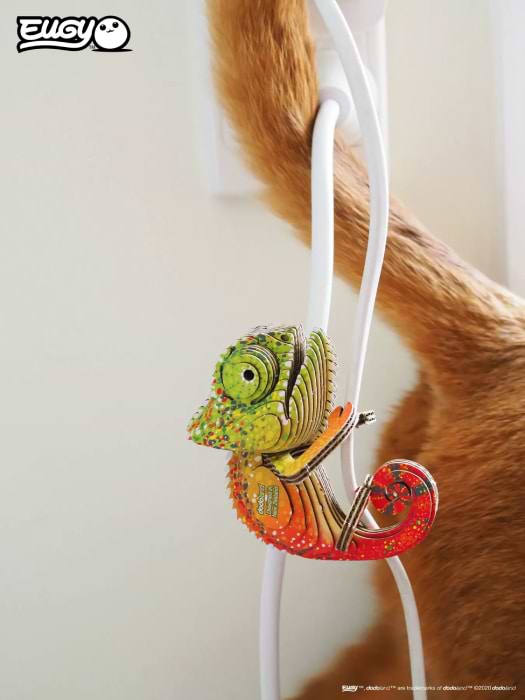 Фото - 3D пазли EUGY Зоопарк: Хамелеон (XEG-075)