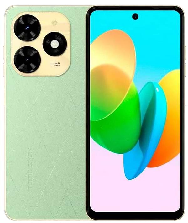Фото - Смартфон Tecno Spark 20C 4/128Gb Magic Skin Green