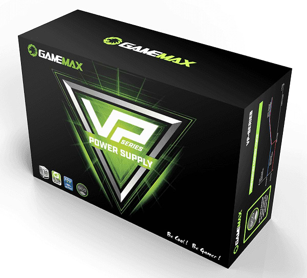 Фото - Блок живлення для ПК Gamemax ATX 500W 12 см 80+ (VP-500)