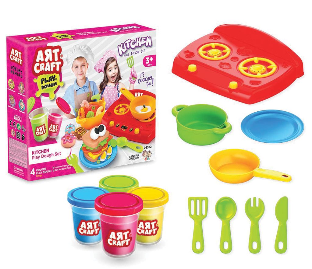 Ліплення з тіста dede Кухня Art Craft 224 г (03332)