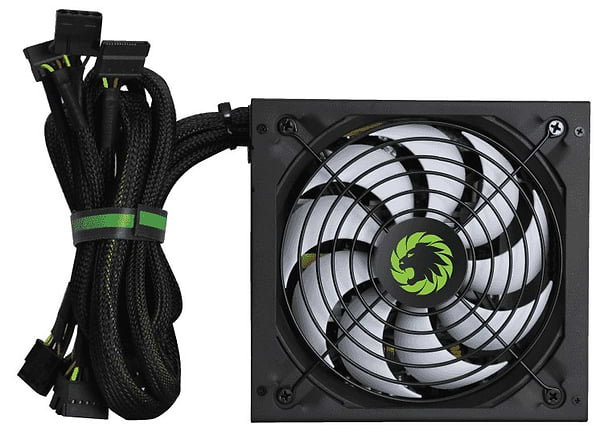 Фото - Блок питания для ПК Gamemax ATX 650W, APFC, 14см вент,80+ (GP-650)