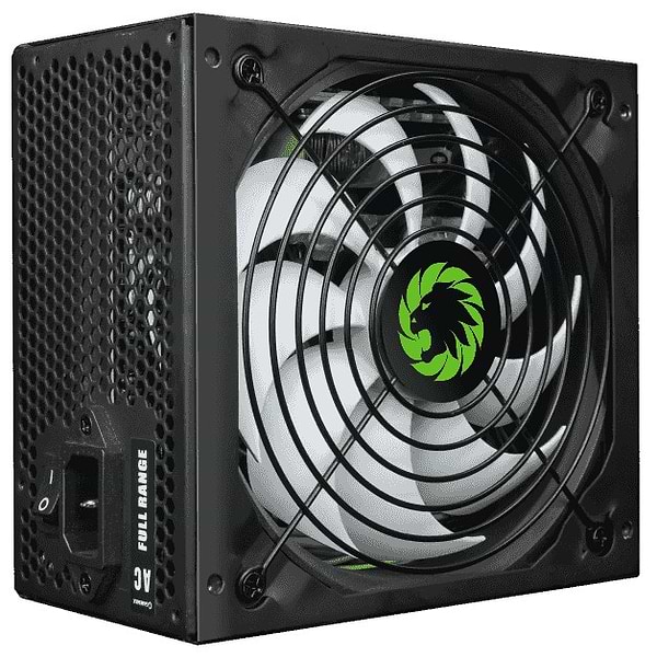 Фото - Блок питания для ПК Gamemax ATX 650W, APFC, 14см вент,80+ (GP-650)