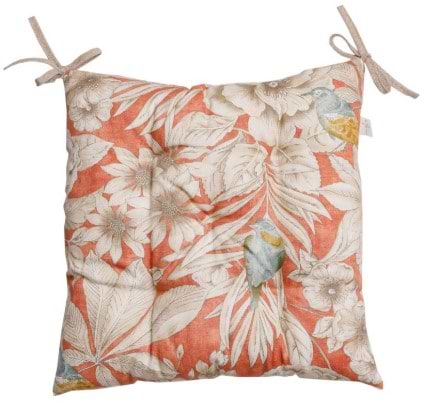 Подушка для стільця Прованс Пташка на теракоті 40х40 см (034777)