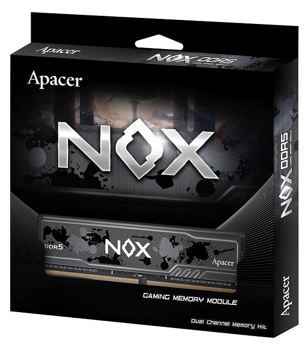 Фото - Память DDR Apacer DDR5 16GB/5200 NOX (AH5U16G52C522MBAA-1)