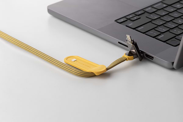 Фото - Кабель синхронізації даних Rolling Square 6in1, inCharge XL 3 м Yellow (XLL03R)