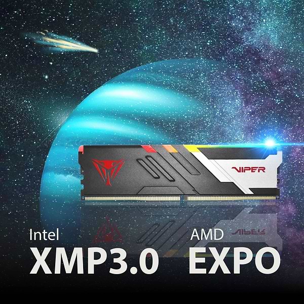 Фото - Память DDR Patriot DDR5 2x16GB/6000 Viper Venom RGB (PVVR532G600C36K)