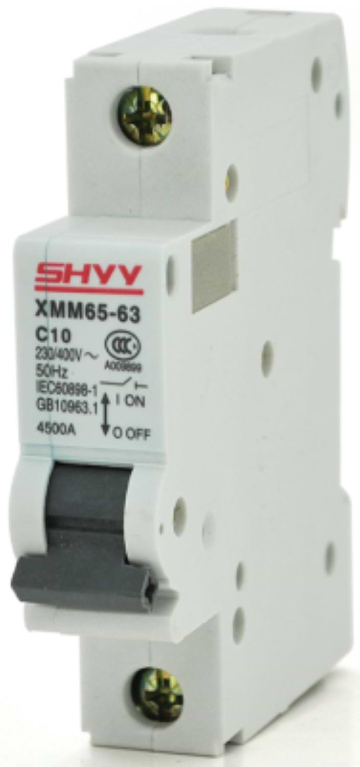 Релейний вимикач SHYY XMM65-63 1P C10, 230/400V