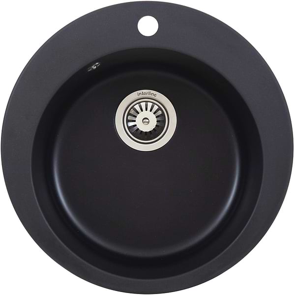 Фото - Мийка кухонна Interline Rondo New Black