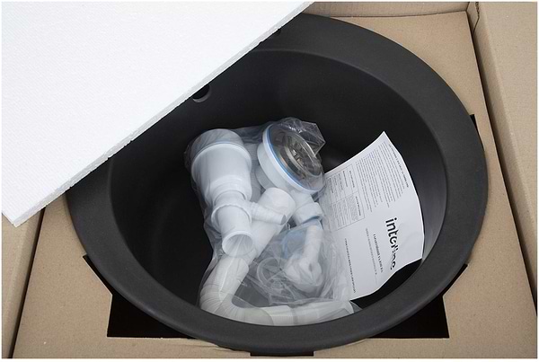 Фото - Мийка кухонна Interline Rondo New Black