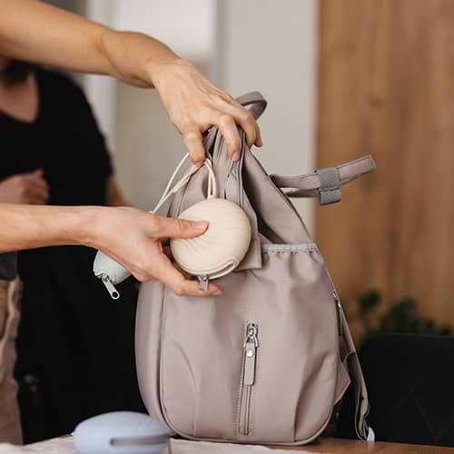 Фото - Контейнер для хранения пустышек BabyOno Серо-зеленый (1569/04)