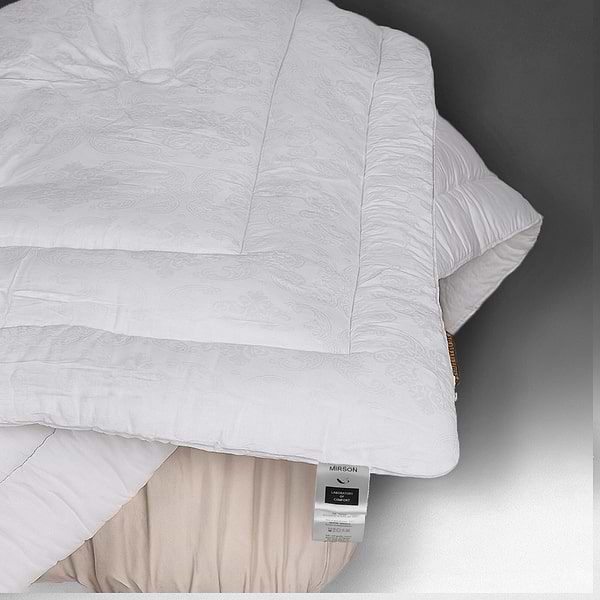 Фото - Ковдра дитяча демісезонна MirSon 110х140 см Шовкове Silk Kapok №1510 Ferrero White (2200011169705)