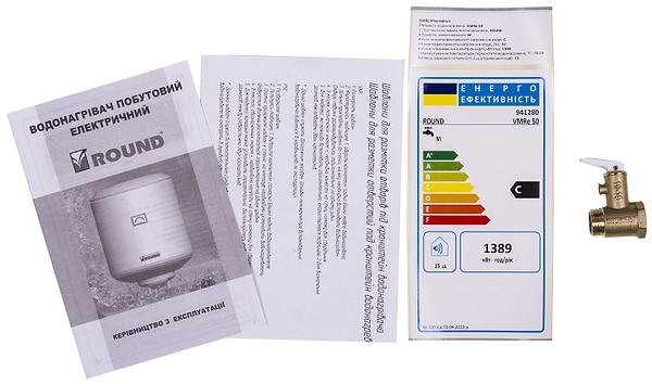 Фото - Уцінка - Водонагрівач Atlantic Round Eco VMR(e) 50 (1200W) #