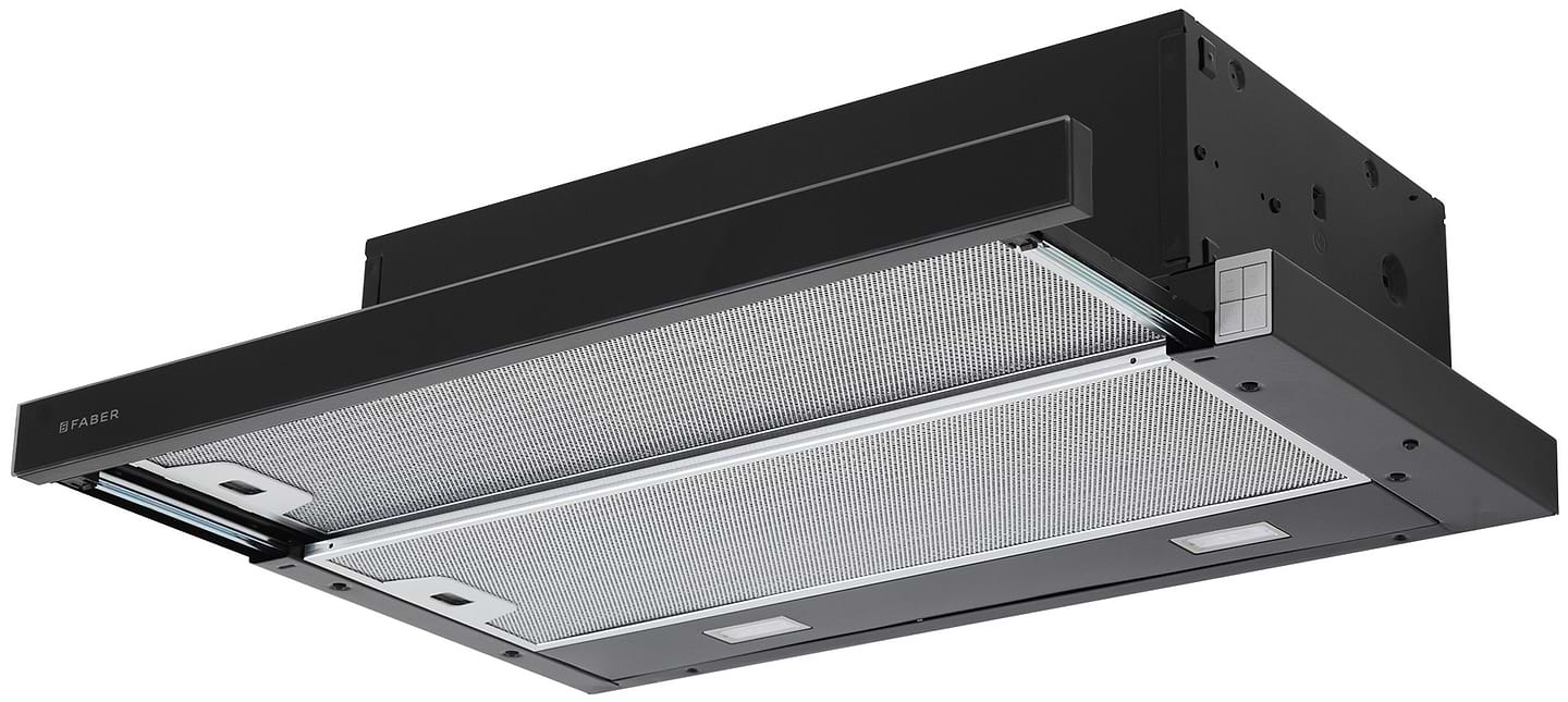 Витяжка вбудована Faber Flexa NG GLASS LUX BK A60 - Фото 1