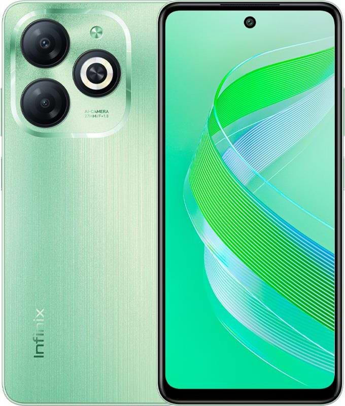 Смартфон Infinix Smart 8 2/64GB Crystal Green X6525 - Фото 1