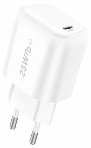Сетевое зарядное устройство Foneng EU40 PD 25W Quick Charger 1USBх3A White (EU40-CH)