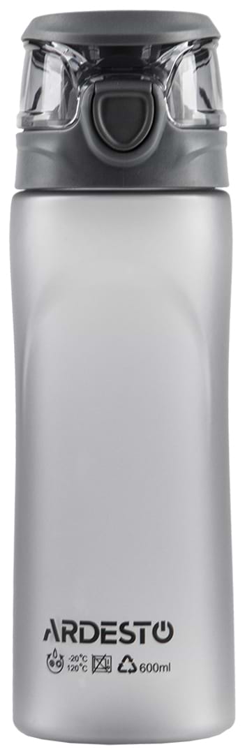 Фото - Бутылка для воды Ardesto 600 мл Grey (AR2205PGY)
