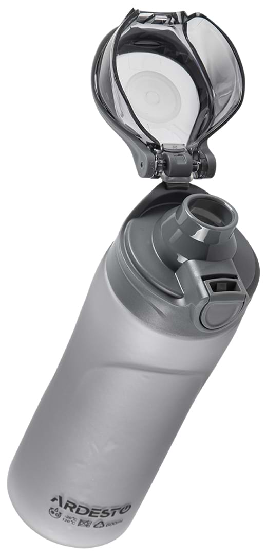 Фото - Бутылка для воды Ardesto 600 мл Grey (AR2205PGY)