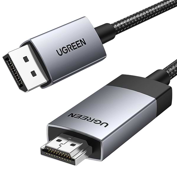 Фото - Кабель HDMI UGREEN DP119 DP Male to HDMI 2.0 Male 2m Black (15774)