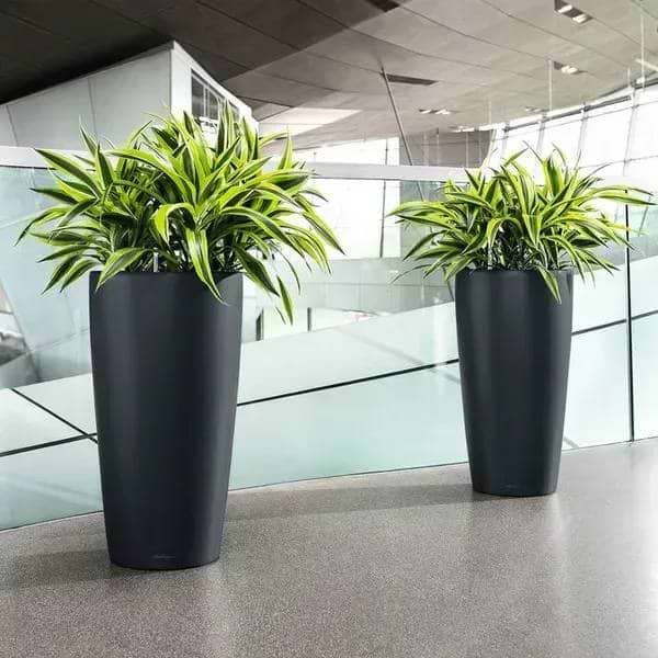 Фото - Вазон Lechuza Рондо Премиум 32 Антрацитовый матовый (15781)