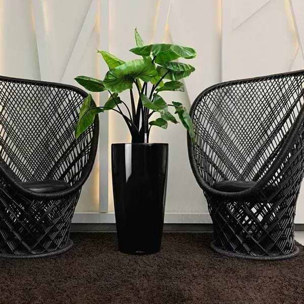 Фото - Вазон Lechuza Рондо Премиум 32 Антрацитовый матовый (15781)