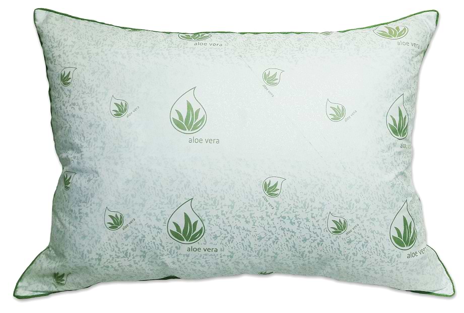 Подушка стандартна Zastelli Алое Віра 70х70 зелена (16469)