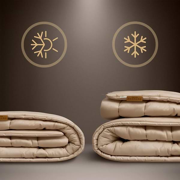 Фото - Ковдра дитяча демісезонна MirSon 110х140 см Шовкове Silk Kapok №1516 Ferrero Gold (2200011169729)