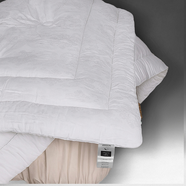 Фото - Одеяло демисезонное полуторное MirSon 155x215 см Бамбуковое №1564 Ferrero White (2200011174112)