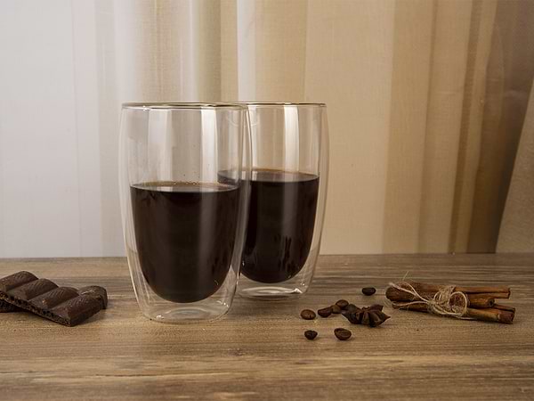 Фото - Набір склянок з подвійними стінками Ardesto 450 мл 2 шт. (AR2645G)