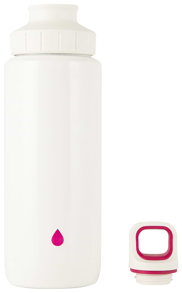 Фото - Бутылка для воды Tefal K3194512 Drink2go Light Steel 0,6 л White/Pink