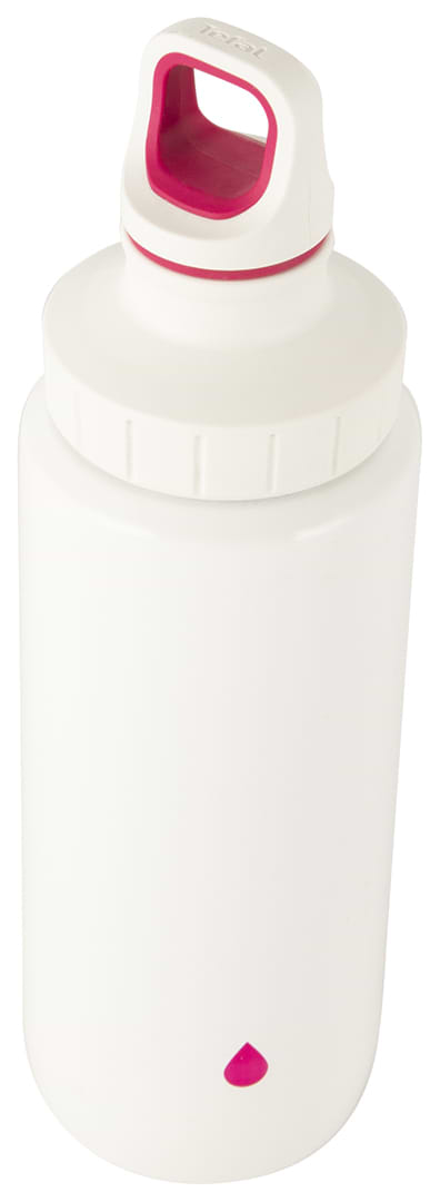 Фото - Бутылка для воды Tefal K3194512 Drink2go Light Steel 0,6 л White/Pink